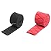 MagiDeal Lot de 2 Non-Slip Gaine Thermorétractable Grip Canne à Pêche Raquette Manches (Noir,Rouge)