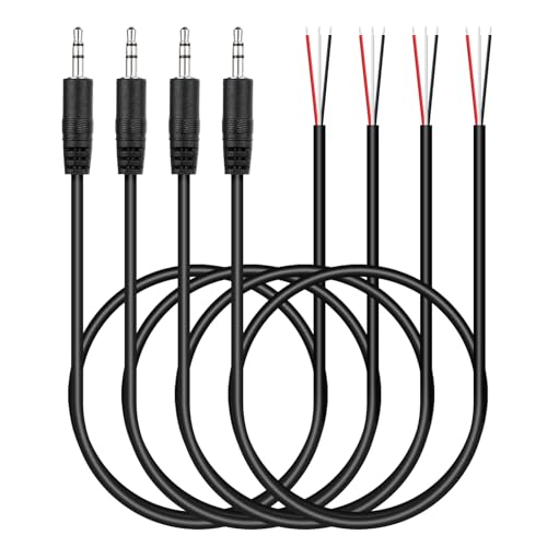Cable Jack 3.5mm 1m 4 piezas PATIKIL miniatura 1