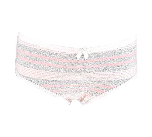 kit 12 calcinhas menina infantil de algodão lateral larga 410 (Médio)