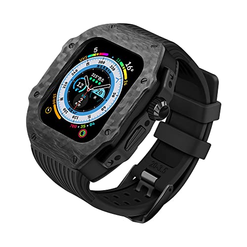 Kit de modification de bracelet de montre Apple Watch en fibre carbone