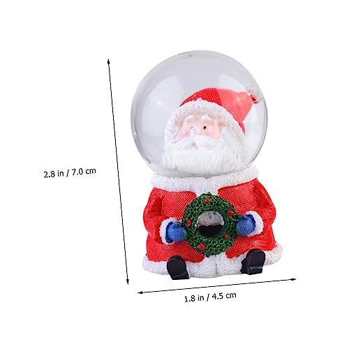 Adorno navideño de Santa Claus MAGICLULU, el regalo ideal de 2 piezas para mesa 3