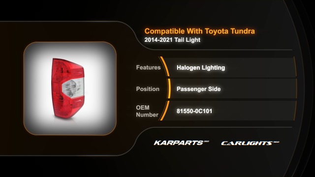 Amazon.com: For Toyota Tundra 2014-2021 Tail Light Assembly