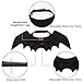 Coppthinktu Cat & Dog Bat Wings Halloween Costume, Black Felt Cloth, Size: Chest 36-42cm(14-17in) * neck 24-36cm(9-14in), Adjustable, Halloween, Christmas, New Year