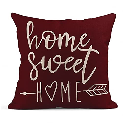 Emvency Modern Geometric Linen Throw Pillow Covers #TOP13