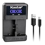 Kastar VW-VBG130 LED2 USB Battery Charger Compatible with Panasonic VDR-D230 VDR-D310 VDR-D58GK Lumix DMC-L10 DMC-L10K DMC-L10KEB-K DMC-L10KEG-K AG-AC7 AG-AF100 AG-AF105A AG-AC130 Camera