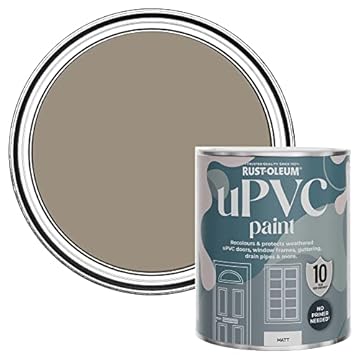 Rust-Oleum Brown uPVC Door and Window Paint in Matt Finish - Cocoa 750ml