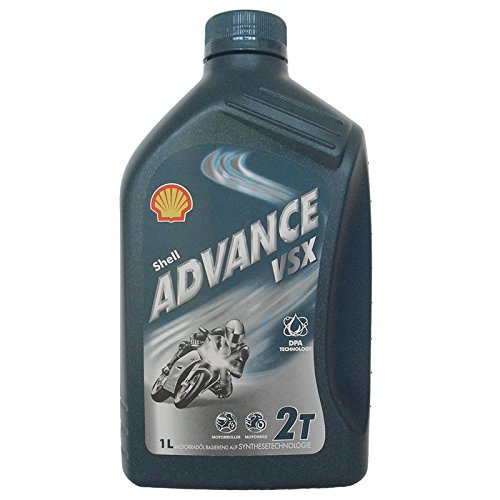 Shell Advance VSX2 Jaso FC ISO L EGD Oil 2T 2 STROKE OIL Motorcycle Oil 1 l