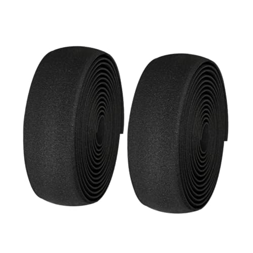 STOBOK 素材高弾性自転車ハンドルバーテープ 衝撃吸収滑り止め バイク用ハンドルグリップテープ ロードバイク対応 背面接着で簡単装着 走