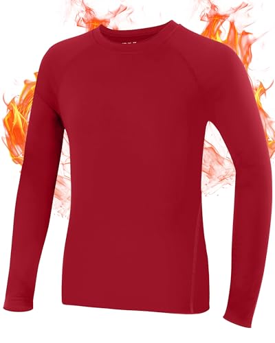 Roadbox Jungen Thermo Shirt Rot Langarm