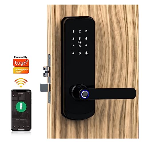 Serrure biométrique Tuya wifi 6050180 pour une maison connectée