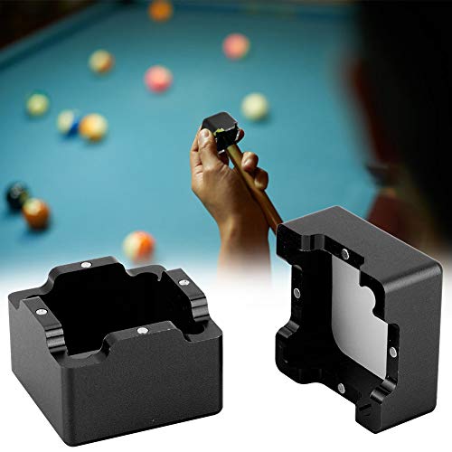 Titular de Tiza de la Piscina, Titular de Tiza de Billar con Tapa de Aluminio Portátil de Aluminio de Aluminio Portátil Portátil Portador de Tiza de Tiza Billiard Pool Carrier Carrier para Amantes