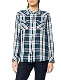 camisas vaqueras mujer wrangler Sostenible: 60% algodón BCI 30% algodón reciclado, 10% poliéster reciclado