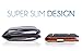 TRAVANDO Money Clip Wallet RIO - Mens Wallets slim Front Pocket RFID Blocking Card Holder Minimalist Mini Bifold Gift Box (Smooth Leather, Black & Orange)