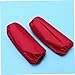 FIXOSHEE 2 Pairs Oilproof Cuff Covers Kitchen Cleaning Tool Arm Sleeve Protectors for Cooking Dishwashing Elastic Design for Easy Wear Red Color Suitable for Adults