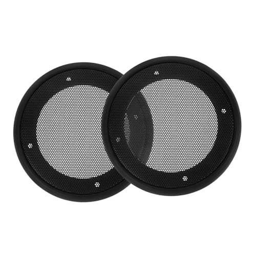 HOLIDYOYO 2Pcs Subwoofer Speaker Grills Car Speaker Cover Sturdy Protector for Audio Equipment Easy Installation Compatible with Various Car Audio Systems