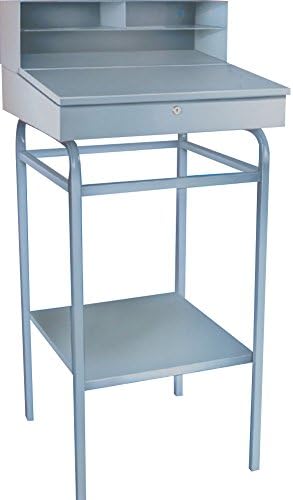 Winholt RDSWN-2 Receiving Desks, Stationary Type, Steel, 22" x 24" x 45" Size, Gray