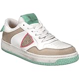 Baskets Philippe Model femme Lyon LYLD CX21 blanches PE23
