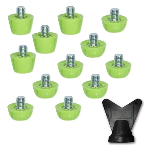 * Filettatura M5, ad esempio per Nike, Puma, suole ibride o tacchetti con filettatura da 5 mm. Non compatibile con filettatura M6, ad esempio per modelli Adidas, suole ibride o tacchetti con filettatura da 6 mm.