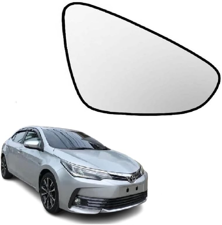 ORVM Side View Mirror Glass/Sub Mirror Plate for Toyota Corolla Altis E170 11TH GEN F/L 2017-2020 Model Type 3 (RIGHT DRIVER SIDE)