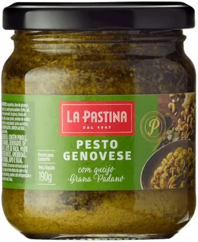 La Pastina Molho Pesto Genovese Com Queijo Grana Padano 190G