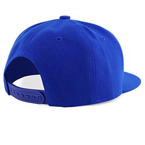 Image of Trendy Apparel Shop Infant to Youth Plain Structured Flatbill Snapback Cap