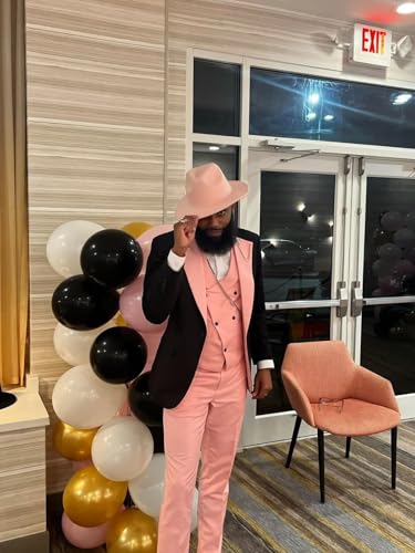 Mens Tuxedo Suit 3 Piece Slim Fit Suits for Men Double Breasted Suit Men Wedding Groom Formal Suits with Tie3