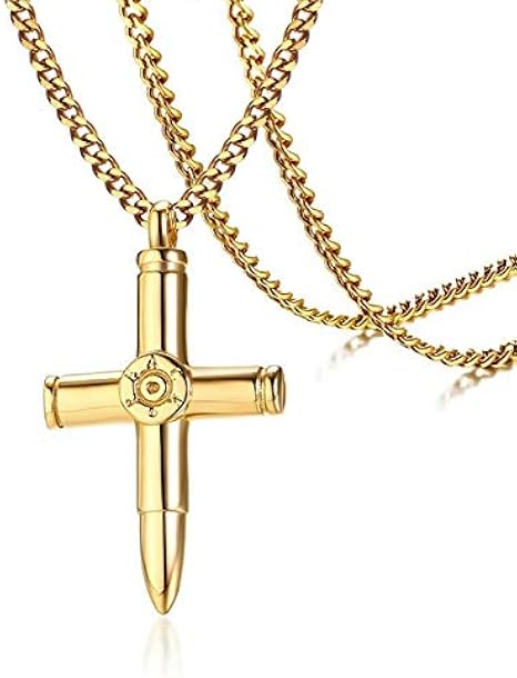 Inveroo Design Bullet Cross Pendants 
