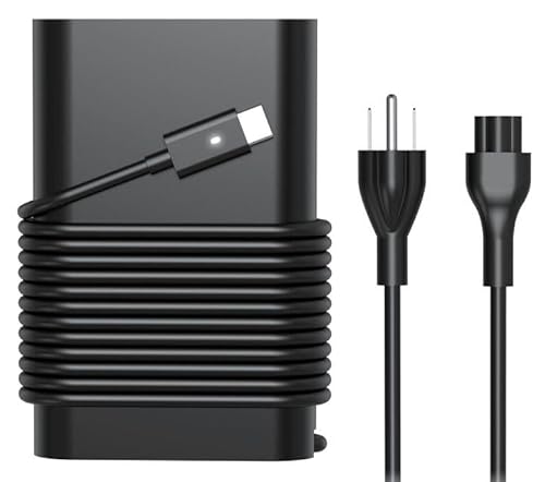 New 65W USB C Replacement for Dell Laptop Charger Latitude 5520 5420 5540 7420 chromebook 3100 Cord Type c Dell AC Adapter Power Cord Computer Charger New 65W USB C Replacement for Dell Laptop Charger Latitude 5520 5420 5540 7420 chromebook 3100 Cord Type c Dell AC Adapter Power Cord Computer Charger