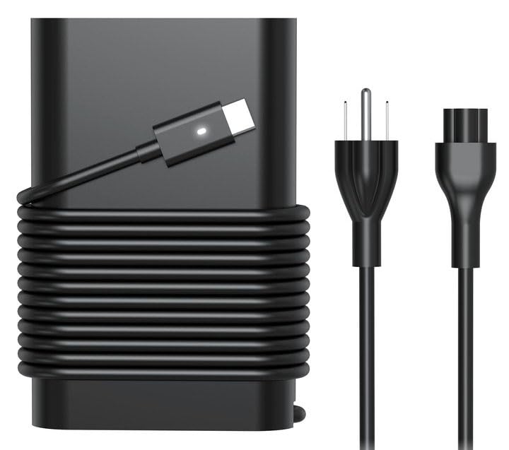 2025 New 65W USB C Replacement for Dell Laptop Charger Latitude 5520 5420 5540 7420 chromebook 3100 Cord Type c Dell AC Adapter Power Cord Computer Charger