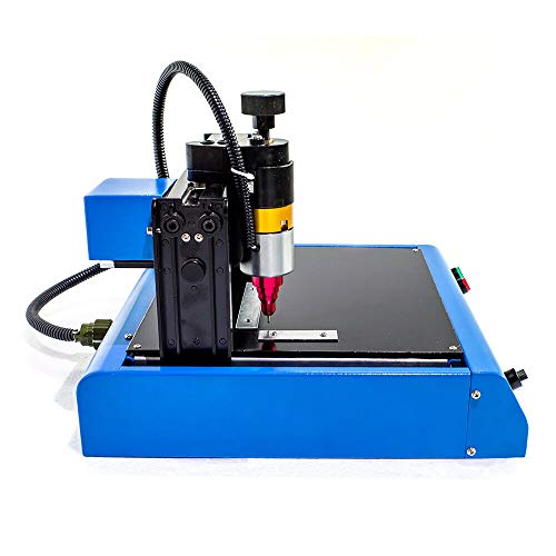 110V 400w Electric Metal Marking Machine Jewelry Engraving Machine Tools, Engraving Machine for Industrial Nameplate Dog Tag Steel ID Card Stainless Steel Plastic Engraving,Marking Speed 50mm/s