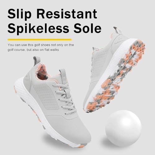 Image of ULTIANT Women Golf Shoes Spikeless Waterproof Golf Sport Sneakers