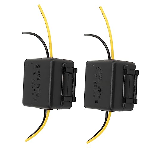 Auto-Netzfilter, Rauschunterdrückung, Erdschleifen-Isolator, Auto-Audio-Rauschfilter, 12 V, Auto-Stereo-Audiofilter, Geräuschisolationsreduzierer für Stereo-Audio, Radio,