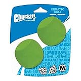 Las pelotas Erratic Chuckit están hechas de caucho duradero