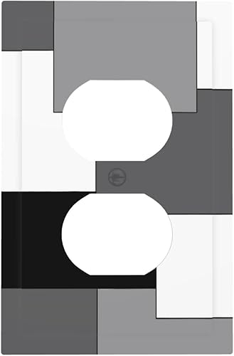 Miniatura 101 de Cubierta de Interruptor de Luz de Palanca de 1 Gang con Estampado de Bosque de Pinos Rústico Campestre, Cabaña Lodge Granero Bosque Forestal de