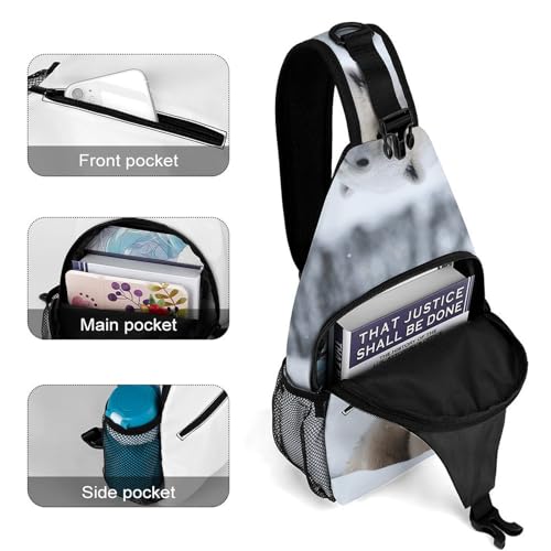 Morrales Pequeño Tipo Sling para Senderismo 38x20 cm miniatura 4