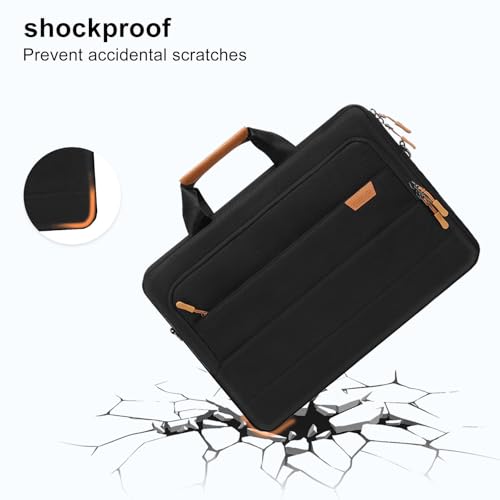 Maletín para Laptop Mosiso de 16 pulgadas Negro miniatura 4