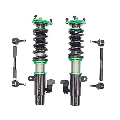 Rev9 R9-Hs2-034 Hyper-Street Ii Coilover Suspension Lowering Kit, Mono-Tube Shock W/ 32 Click Rebound Setting, Full Length Adjustable, Compatible With Mazda 3 (Bl) 2010-13 #TOP1