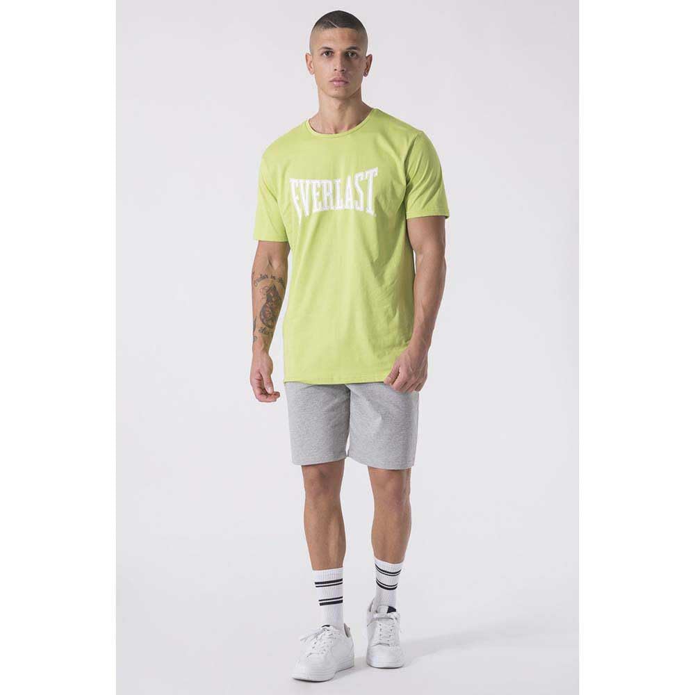 Everlast Bermuda Uomo Pantalone Corto Sport e Tempo Libero Pantaloncino Short (IT, Testo, M, Regular, Regular, Grigio)