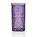 Godinger Highball Glasses, Tall Drinking Glasses, Beverage Glass Cups - Jax Collection, Purple Grape, Set of 4