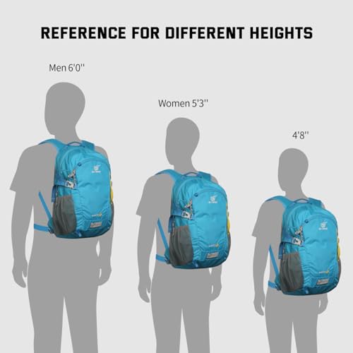Image of SKYSPER Small Hiking Backpack, 20L Lightweight Travel Backpacks Waterproof Hiking Daypack for Women Men