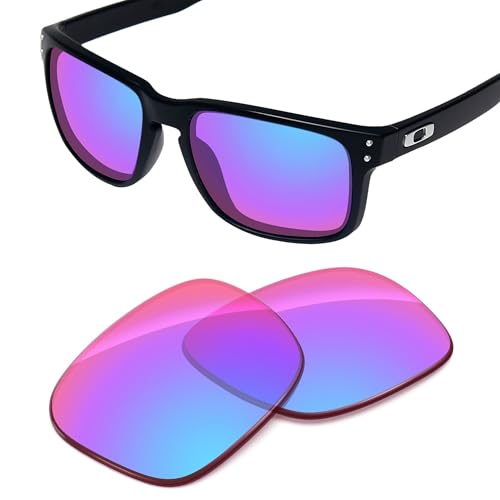 Image of Replacement Lenses Compatible with Oakley Holbrook OO9102, Polarized, UV Protection, Anti-Scratch
