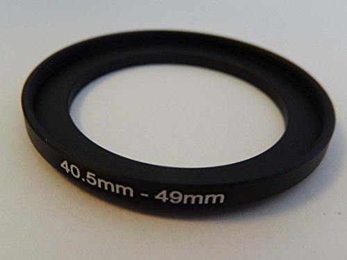 vhbw Bague d'adaptation de Filtre Step-Up de 40,5 mm vers 49 mm pour Objectif d'appareil Photo - Adaptateur, métal, Noir