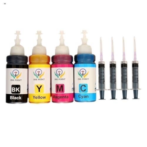 Canon Ink Cartridge Refill Set, Compatible with PIXMA E3370 and Select Models, 3 Pieces (Canon pixma E400 E410 E417 E460 E470 E477 E480 E3170 E3177 E4270 Refill Ink Kit Cartridge) (B0D56LQPN7) Amazon Price History, Amazon Price Tracker