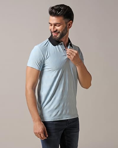 Image of TOPLOT Men's Regular Fit Polo T-Shirt