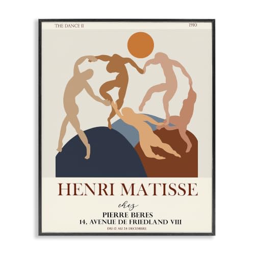 Stupell Industries Matisse Dancing Circle Terracotta Abstract Layered Shapes