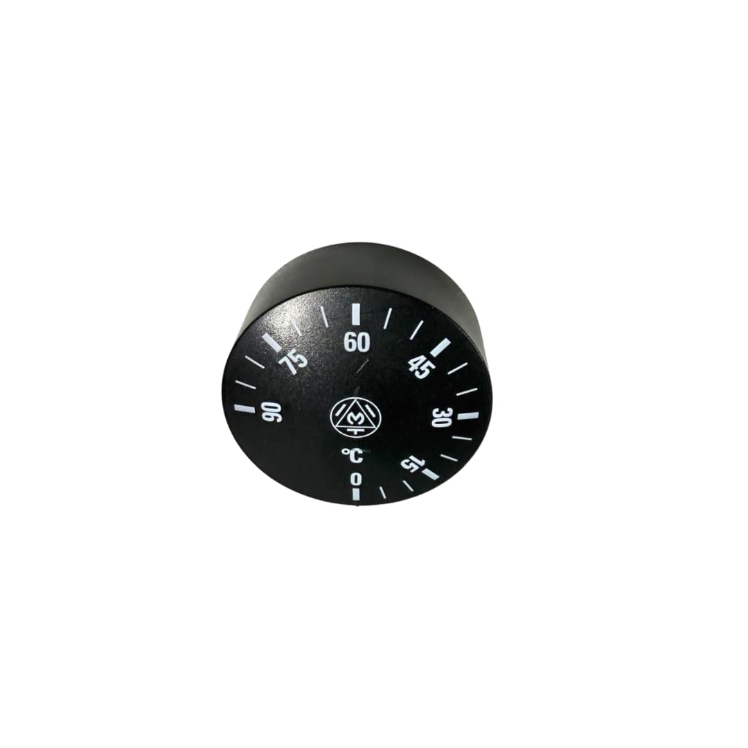 Kit Termostato Imit TR2 0-90ºC | Incluye Mando regulador y embellecedor Compatible Imit | Controlador de Temperatura | Regulador térmico analógico | Recambio Universal para calefacción