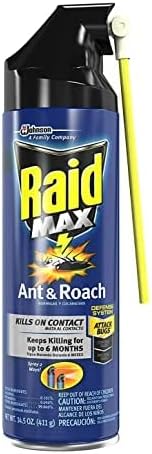 Raid Max Ant and Roach Spray 14.5 Ounce (Pack of 1)