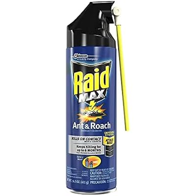 Raid Max Ant and Roach Spray, 14.5 Ounce (Pack of 6)