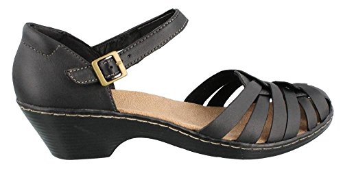 Clarks Women's Wendy Land Black Sandal