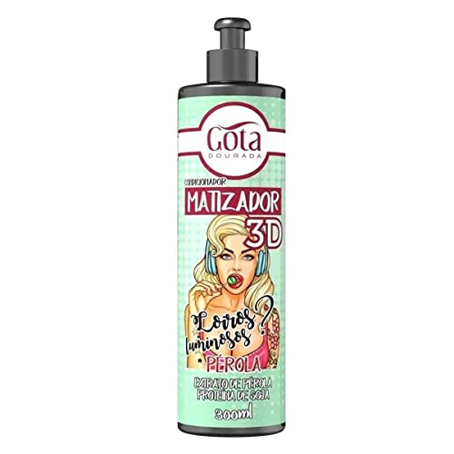 GOTA DOURADA MATIZADOR 3D-PEROLA 300ML, Único, Estándar Cover